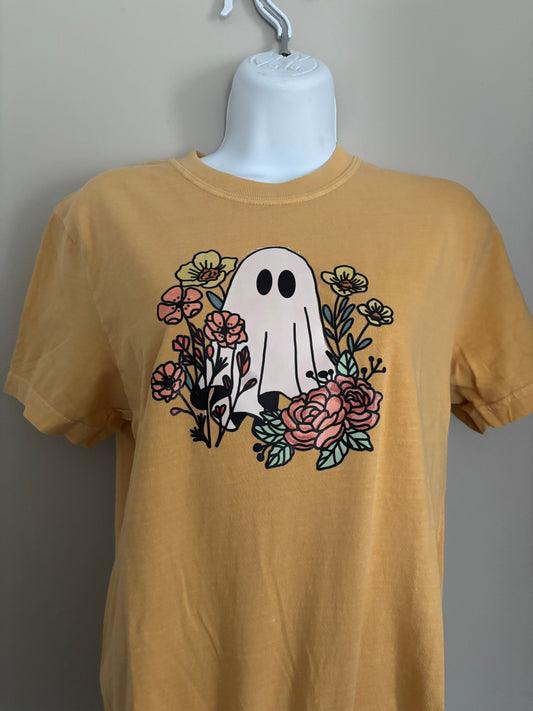 Floral Ghostie | Graphic T-shirt