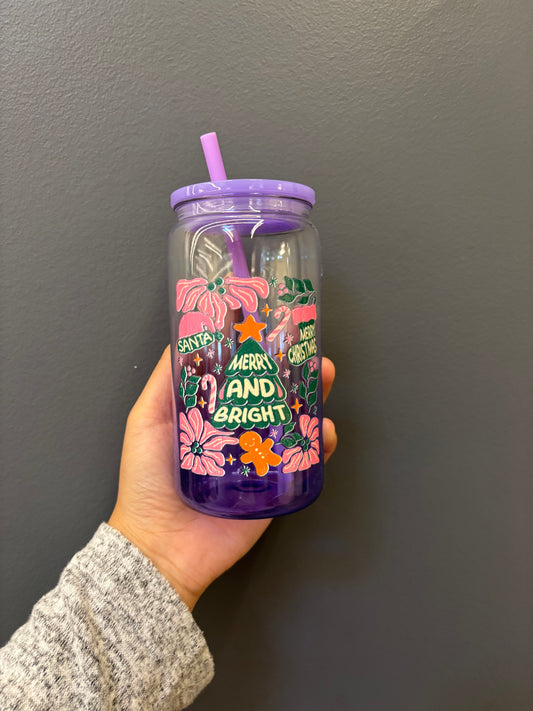 Merry & Bright | 16oz Plastic Cup