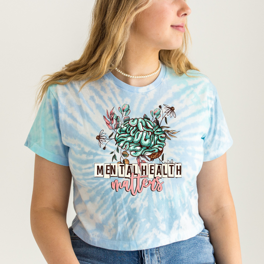 Mental Health Brains | Tie Dye Shirt